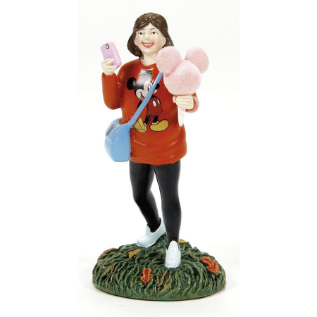 Department 56 Snow Village Halloween Visiting the Park Disney Set Accessory