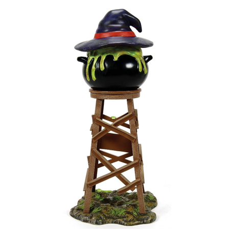 Department 56 Snow Village Halloween Witch Hollow Water Tower Accessory