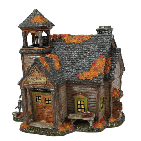 Department 56 Snow Village Halloween Sleepy Hollow Schoolhouse Lit Building