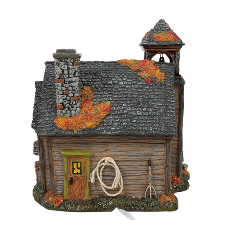 Department 56 Snow Village Halloween Sleepy Hollow Schoolhouse Lit Building