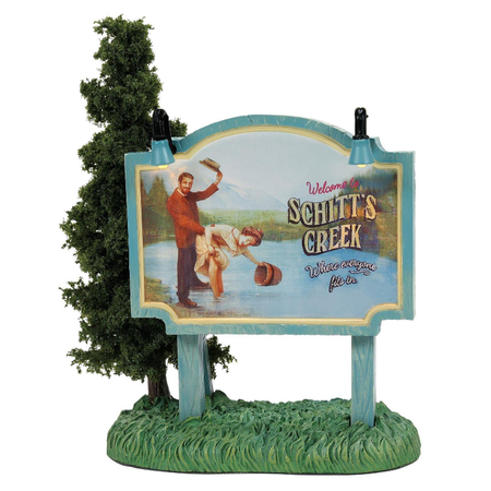 Department 56 Hot Properties Village Schitt's Creek Where Everyone Fits In Lit Accessory