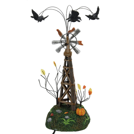 Department 56 Halloween Cross Product Chill in the Air Animated Weathervane Accessory