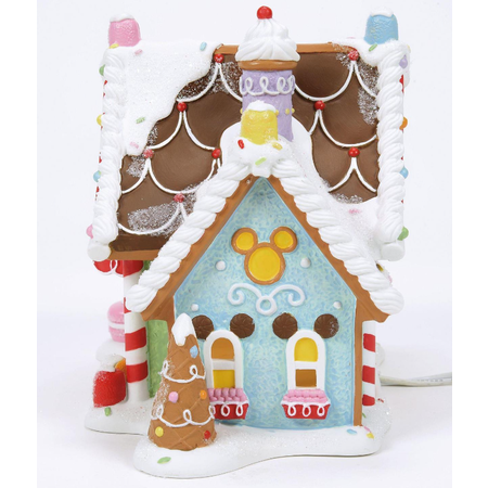Department 56 Disney Village Mickey's Peppermint Villa Lit House