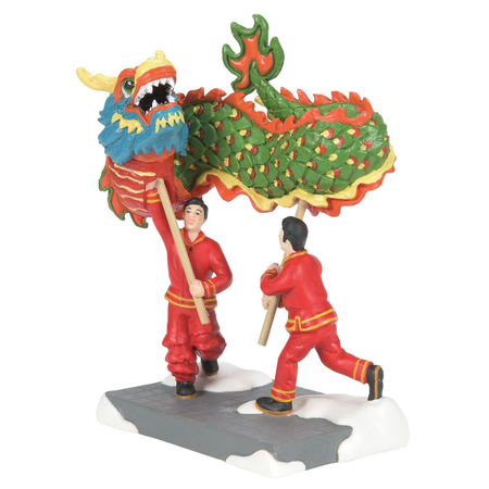 Department 56 Christmas in the City Chinese Dragon Dance Accessory