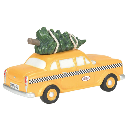 Department 56 Christmas in the City Hailing Christmas Cab Accessory