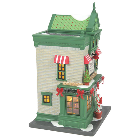 Department 56 Christmas in the City Santa's Corner Confectionary Lit Building