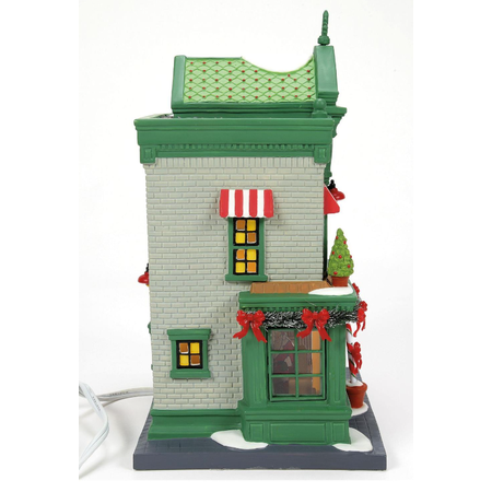 Department 56 Christmas in the City Santa's Corner Confectionary Lit Building