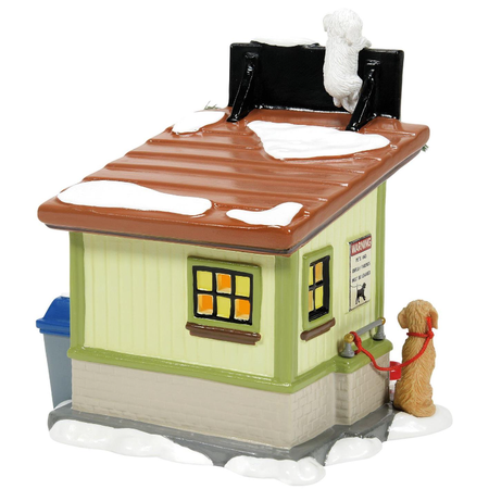 Department 56 Snow Village Frankie's Dog Walking Company Lit Building