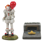 Department 56 Snow Village Halloween Pennywise & SS Georgie Accessory