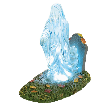Department 56 Snow Village Halloween Lit Graveyard Ghost Accessory