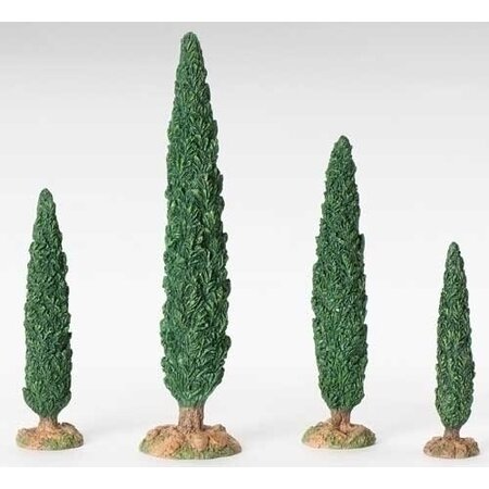 Fontanini Fontanini Cypress Tree 4 Piece Set 5" Collection