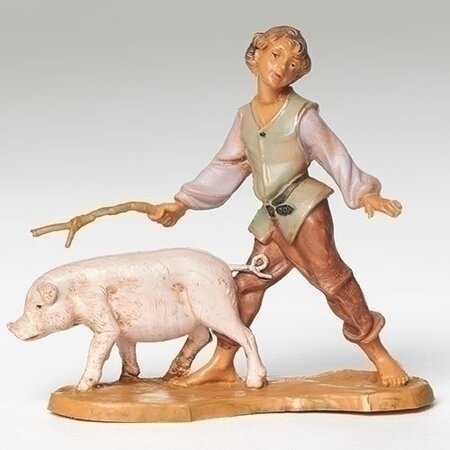 Fontanini Fontanini Clement, Boy with Pig 5" Collection