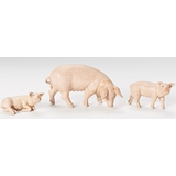 Fontanini Fontanini Pig Family 3 Piece Set 5" Collection