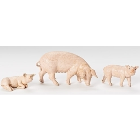 Fontanini Fontanini Pig Family 3 Piece Set 5" Collection