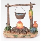 Fontanini Fontanini LED Campfire with Pot 5" Collection