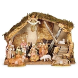 Fontanini Fontanini Nativity 11 Piece Set with Italian Stable 5" Collection