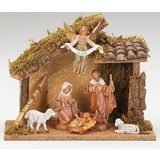 Fontanini Fontanini Nativity 6 Piece Set with Italian Stable 5" Collection