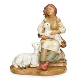 Fontanini Fontanini Nahome, Shepherdess Sitting 7.5" Collection