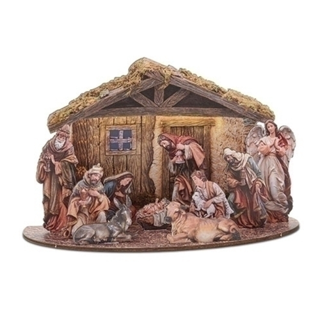 Fontanini Fontanini Wooden Nativity Diarama
