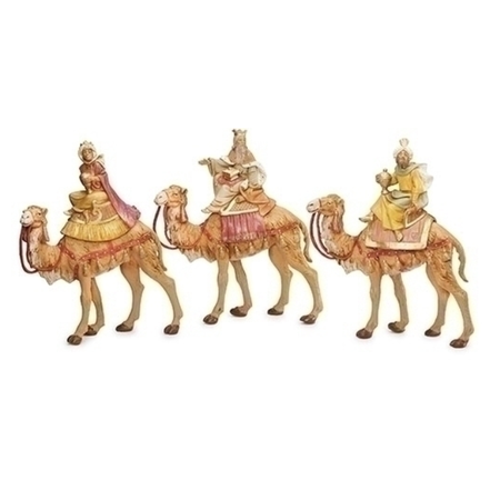 Fontanini Fontanini Kings on Camels 3 Piece Set 7.5" Collection