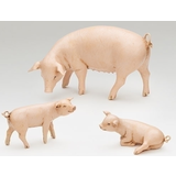 Fontanini Fontanini Pig Family 3 Piece Set 7.5" Collection