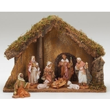 Fontanini Fontanini Nativity 8 Piece Set with Italian Stable 5" Collection