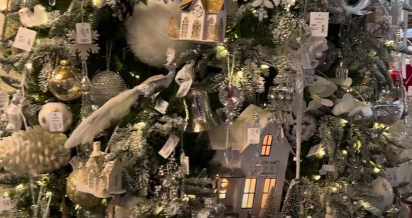 Tour Our White Christmas Theme Tree