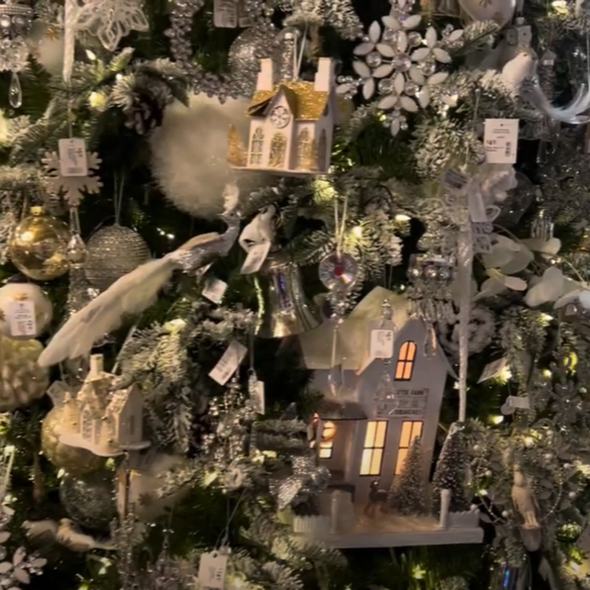 Tour Our White Christmas Theme Tree