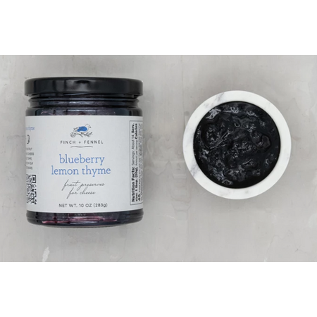 Finch + Fennel Finch + Fennel Blueberry Lemon Thyme Fruit Preserves for Cheese