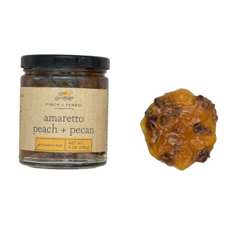 Finch + Fennel Finch + Fennel Amaretto Peach + Pecan Preserves