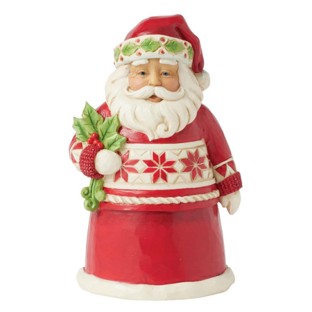 Jim Shore Jim Shore Nordic Noel Santa Pint Sized Figurine