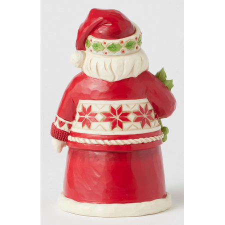 Jim Shore Jim Shore Nordic Noel Santa Pint Sized Figurine