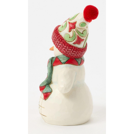 Jim Shore Jim Shore Snowman with Dog Pint Sized Figurine