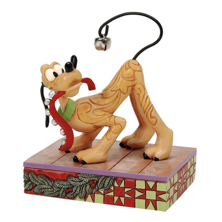Jim Shore Jim Shore Pluto Christmas Bell on Tail Figurine