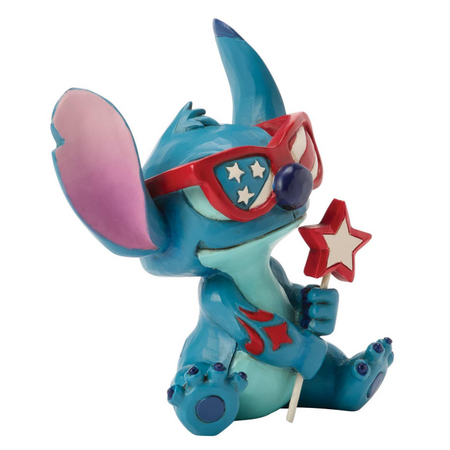Jim Shore Jim Shore Patriotic Stitch Disney Mini Figurine