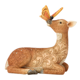 Jim Shore Jim Shore Deer with Butterfly Figurine