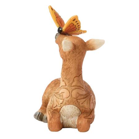 Jim Shore Jim Shore Deer with Butterfly Figurine