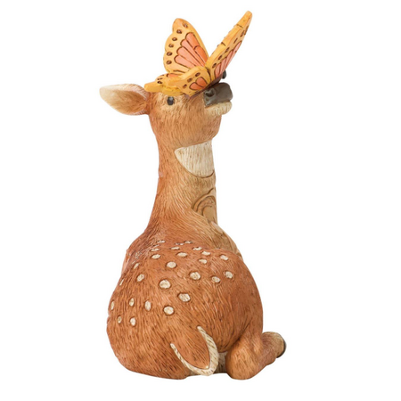 Jim Shore Jim Shore Deer with Butterfly Figurine
