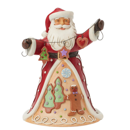 Jim Shore Jim Shore Gingerbread Santa Garland Figure