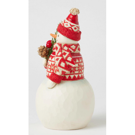 Jim Shore Jim Shore Nordic Noel Snowman Evergreen Figurine