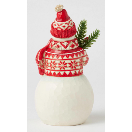 Jim Shore Jim Shore Nordic Noel Snowman Evergreen Figurine