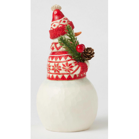 Jim Shore Jim Shore Nordic Noel Snowman Evergreen Figurine