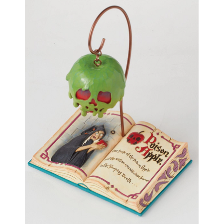 Jim Shore Jim Shore Disney Poisoned Apple Book Figurine