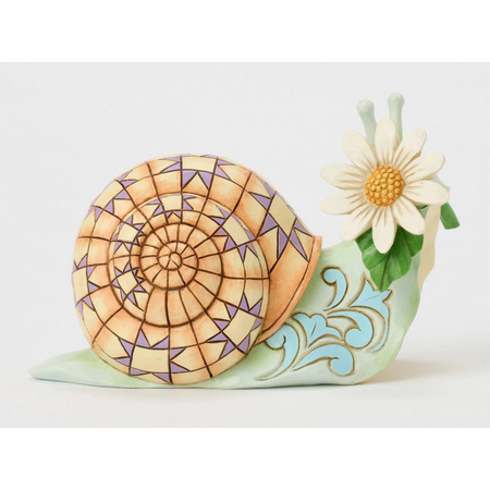 Jim Shore Jim Shore Snail with Daisy Flower Figurine