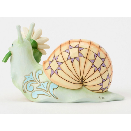 Jim Shore Jim Shore Snail with Daisy Flower Figurine