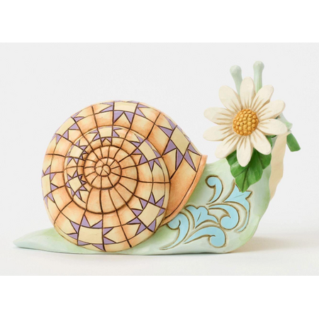 Jim Shore Jim Shore Snail with Daisy Flower Figurine