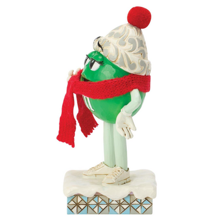 Jim Shore Jim Shore M&M's Green Character with Scarf Figurine