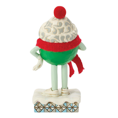 Jim Shore Jim Shore M&M's Green Character with Scarf Figurine