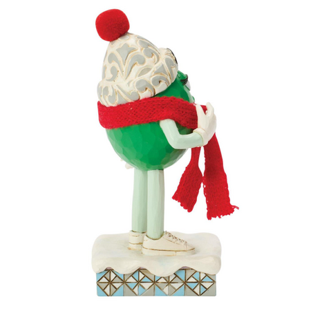 Jim Shore Jim Shore M&M's Green Character with Scarf Figurine