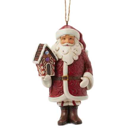 Jim Shore Jim Shore Gingerbread Santa Ornament